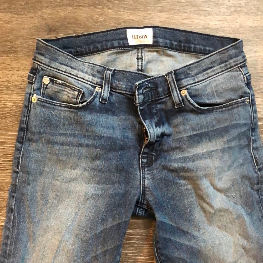 Hudson nico released hem ankle jeans